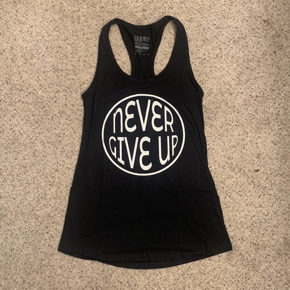 Black tank w/ quote